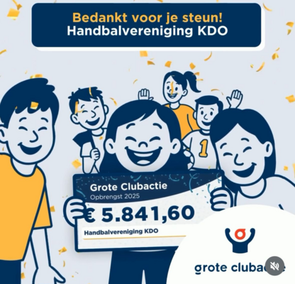 Wij vieren recordopbrengst Grote Clubactie